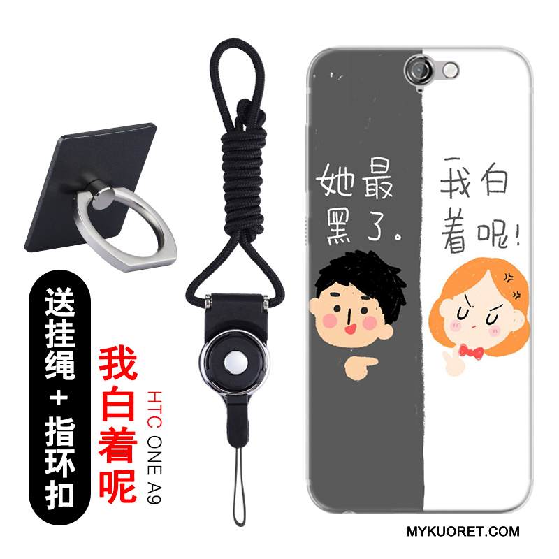 Kuori Htc One A9 Pehmeä Neste Puhelimen Kuoret Valkoinen, Kotelo Htc One A9 Suojaus Läpinäkyvä Ohut