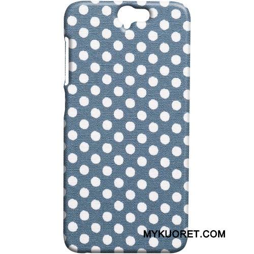 Kuori Htc One A9 Pesty Suede Sininen, Kotelo Htc One A9 Puhelimen Kuoret Ihana