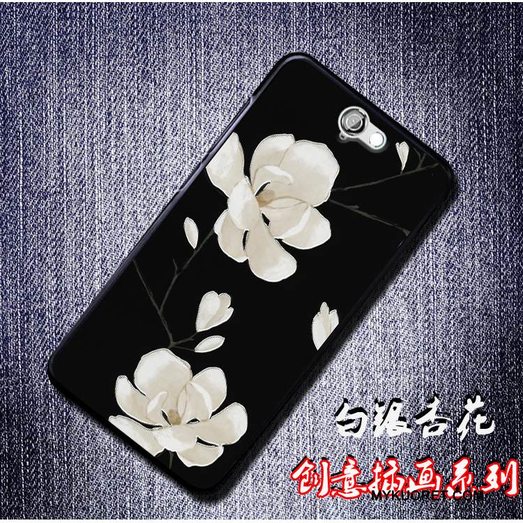 Kuori Htc One A9 Sarjakuva Murtumaton Musta, Kotelo Htc One A9 Laukut Puhelimen Kuoret Trendi