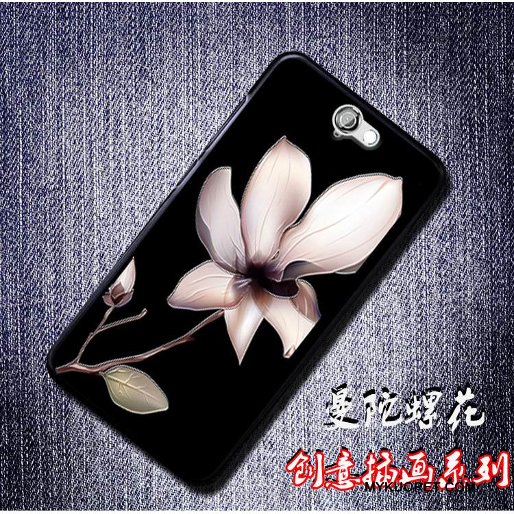 Kuori Htc One A9 Sarjakuva Murtumaton Musta, Kotelo Htc One A9 Laukut Puhelimen Kuoret Trendi