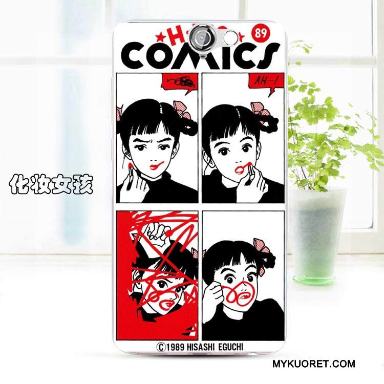 Kuori Htc One A9 Sarjakuva Puhelimen Kuoret Jauhe, Kotelo Htc One A9 Pehmeä Neste Murtumaton