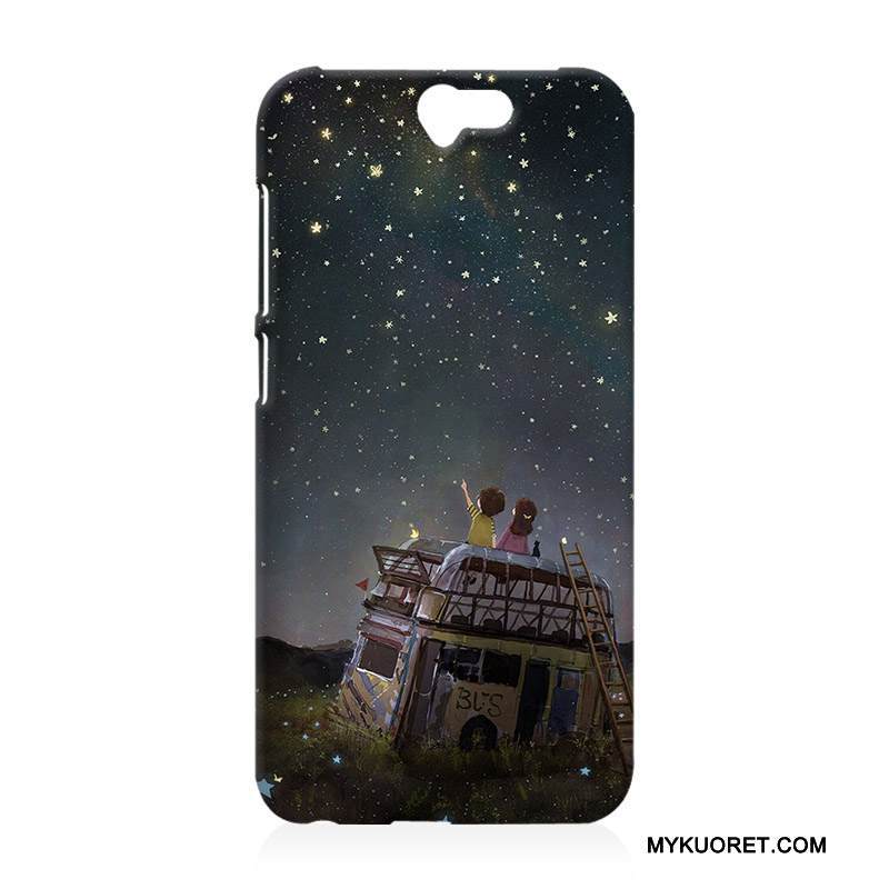 Kuori Htc One A9 Silikoni Ohut Sininen, Kotelo Htc One A9 Sarjakuva Puhelimen Kuoret Kova