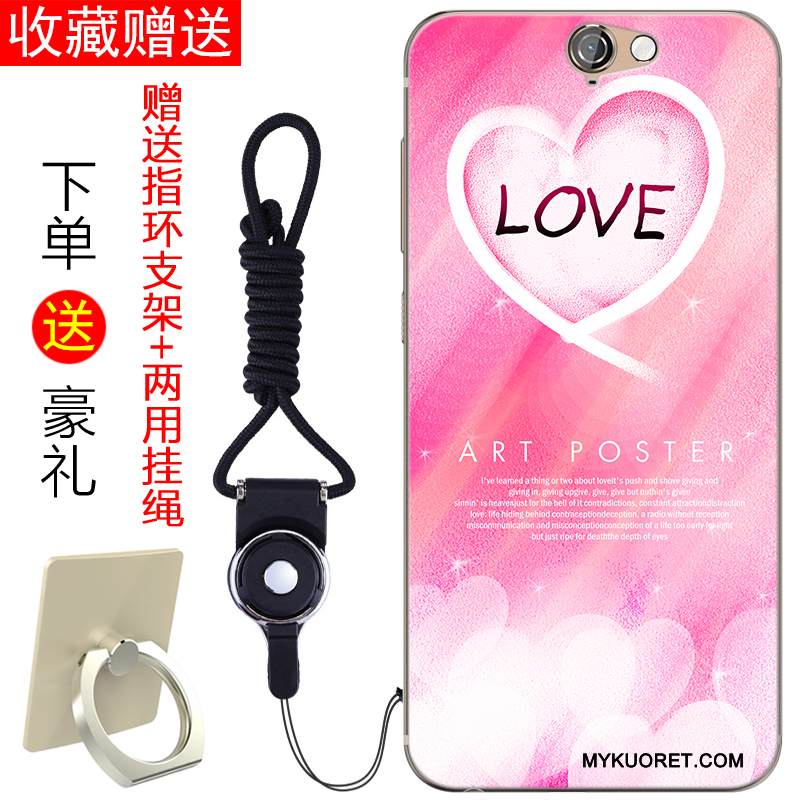 Kuori Htc One A9 Silikoni Persoonallisuus Murtumaton, Kotelo Htc One A9 Pehmeä Neste Sininen Kustannukset