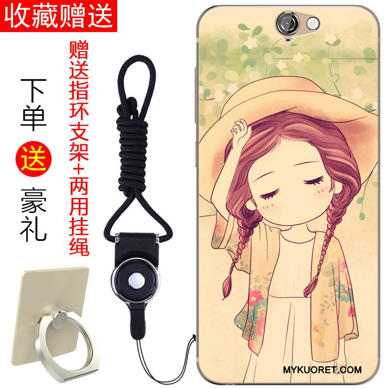 Kuori Htc One A9 Silikoni Persoonallisuus Murtumaton, Kotelo Htc One A9 Pehmeä Neste Sininen Kustannukset