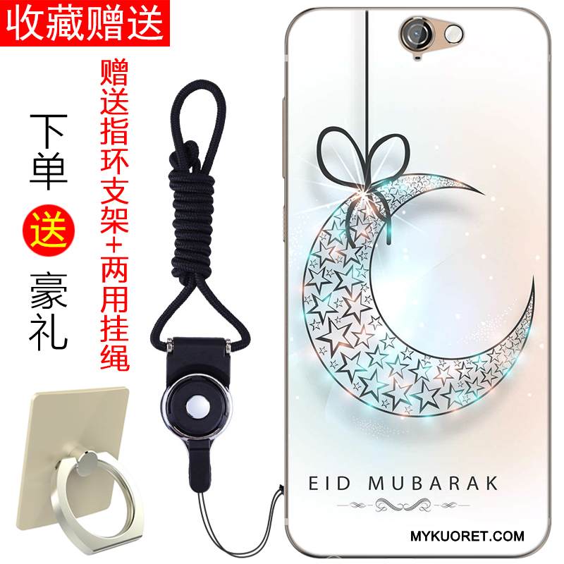 Kuori Htc One A9 Silikoni Persoonallisuus Murtumaton, Kotelo Htc One A9 Pehmeä Neste Sininen Kustannukset