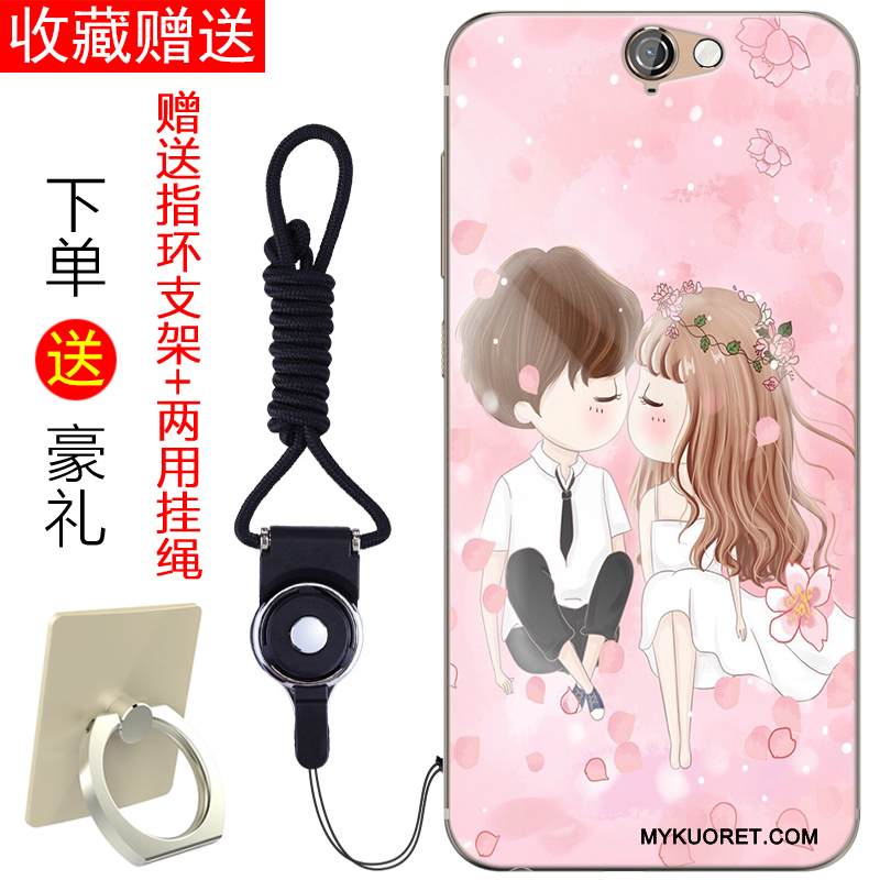 Kuori Htc One A9 Silikoni Persoonallisuus Murtumaton, Kotelo Htc One A9 Pehmeä Neste Sininen Kustannukset