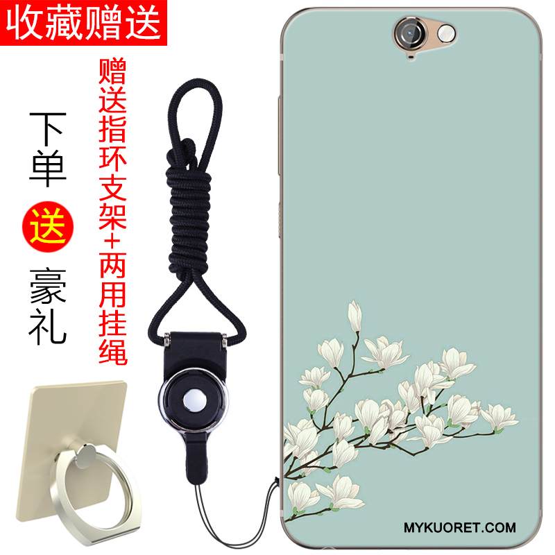 Kuori Htc One A9 Silikoni Persoonallisuus Murtumaton, Kotelo Htc One A9 Pehmeä Neste Sininen Kustannukset