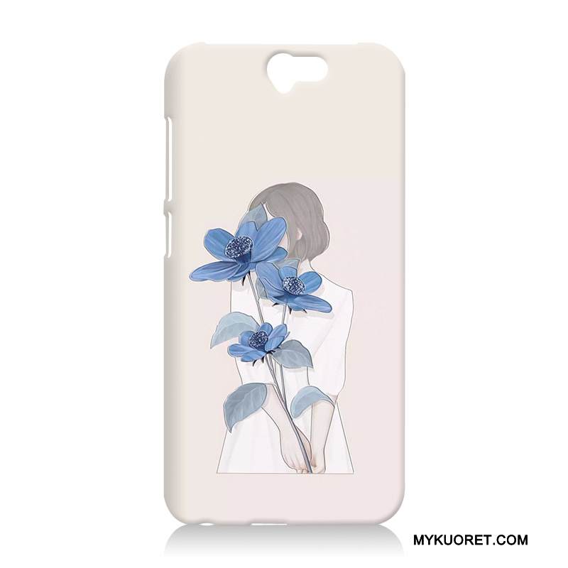 Kuori Htc One A9 Silikoni Sininen Kova, Kotelo Htc One A9 Sarjakuva Puhelimen Kuoret Khaki