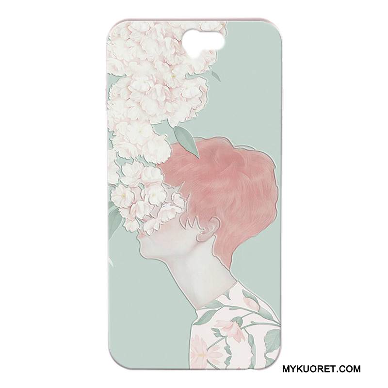 Kuori Htc One A9 Silikoni Vaaleansininen Kova, Kotelo Htc One A9 Pehmeä Neste Puhelimen Kuoret Ohut