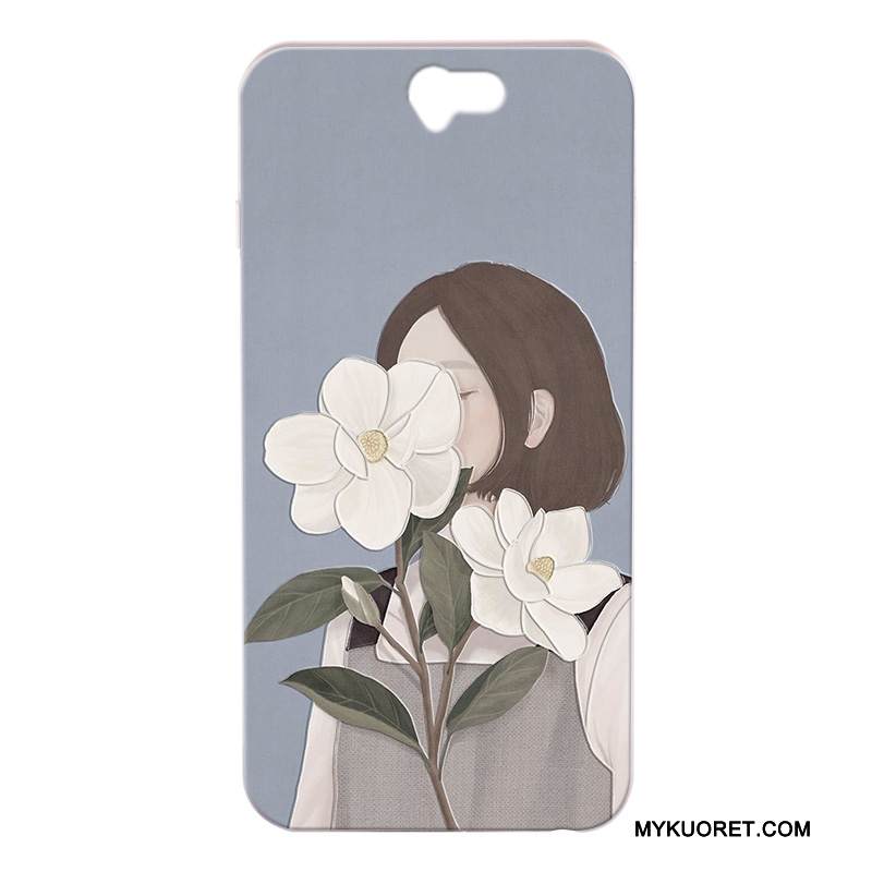 Kuori Htc One A9 Silikoni Vaaleansininen Kova, Kotelo Htc One A9 Pehmeä Neste Puhelimen Kuoret Ohut