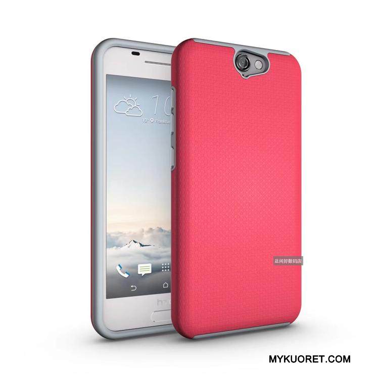 Kuori Htc One A9 Suojaus Panssari Puhelimen Kuoret, Kotelo Htc One A9 Pehmeä Neste Murtumaton Punainen