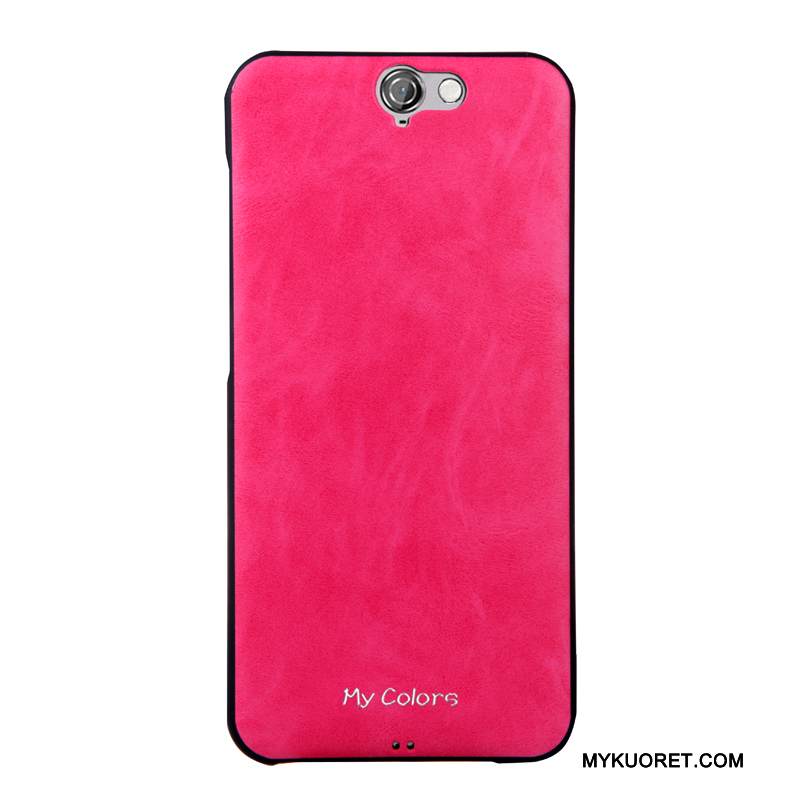 Kuori Htc One A9 Suojaus Puhelimen Kuoret Liiketoiminta, Kotelo Htc One A9 Nahka Sininen