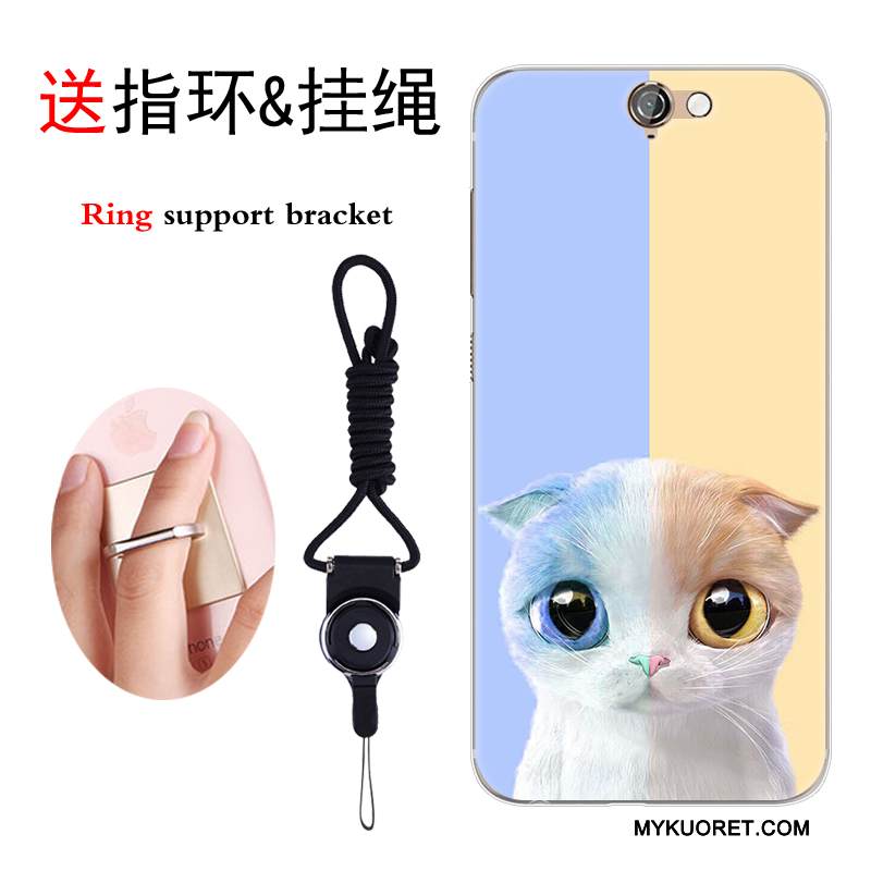 Kuori Htc One A9 Suojaus Trendi Sininen, Kotelo Htc One A9 Laukut Puhelimen Kuoret Persoonallisuus