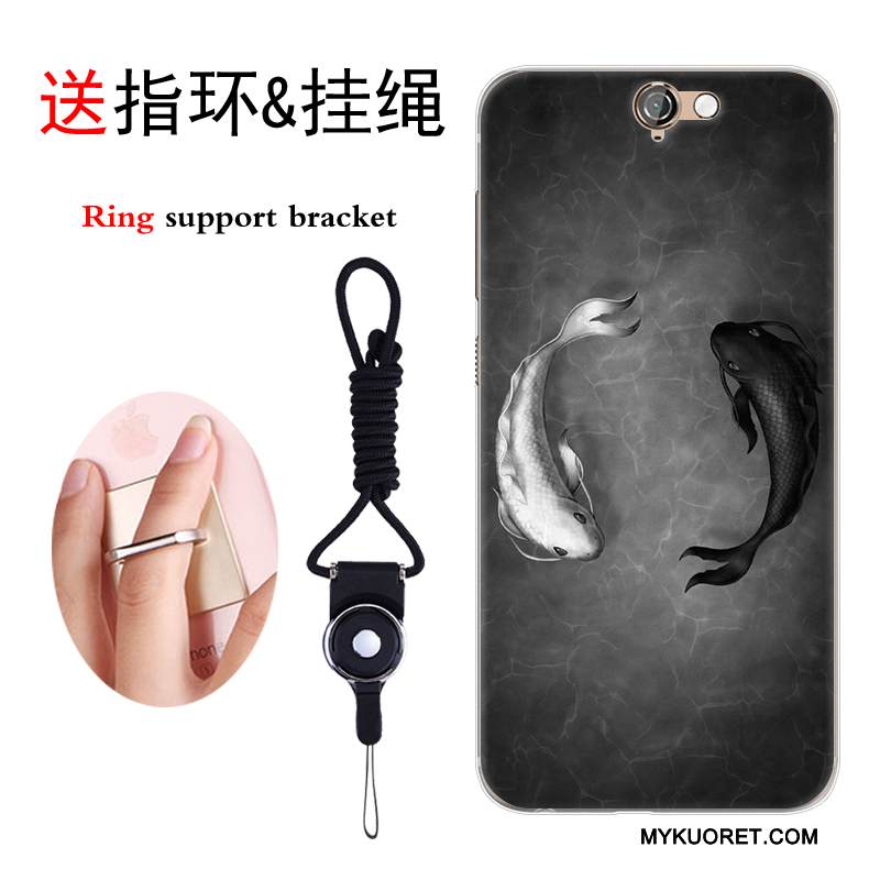 Kuori Htc One A9 Suojaus Trendi Sininen, Kotelo Htc One A9 Laukut Puhelimen Kuoret Persoonallisuus