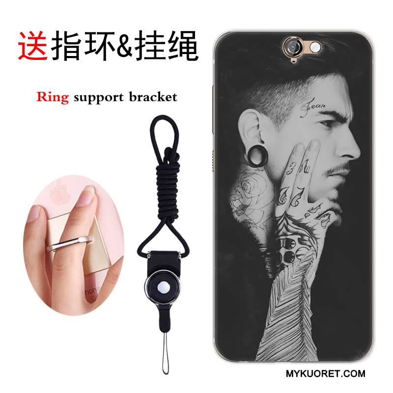 Kuori Htc One A9 Suojaus Trendi Sininen, Kotelo Htc One A9 Laukut Puhelimen Kuoret Persoonallisuus