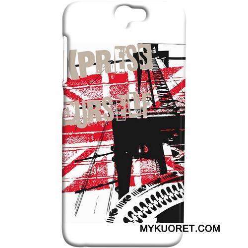 Kuori Htc One A9 Vuosikerta Valkoinen Puhelimen Kuoret, Kotelo Htc One A9 Pesty Suede