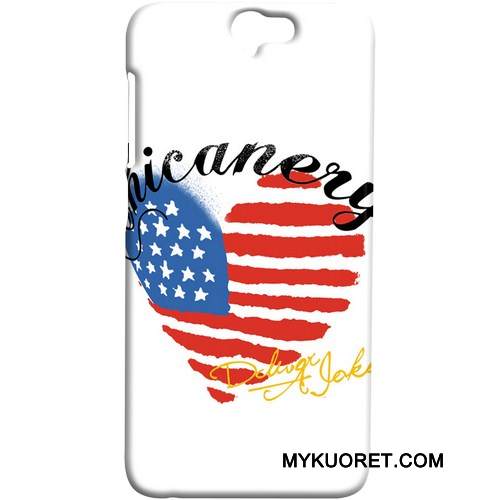 Kuori Htc One A9 Vuosikerta Valkoinen Puhelimen Kuoret, Kotelo Htc One A9 Pesty Suede