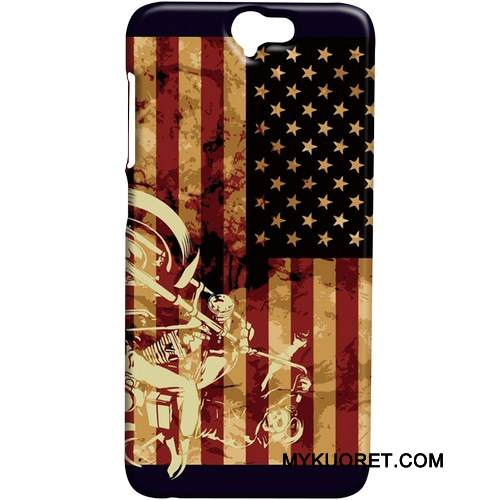 Kuori Htc One A9 Vuosikerta Valkoinen Puhelimen Kuoret, Kotelo Htc One A9 Pesty Suede