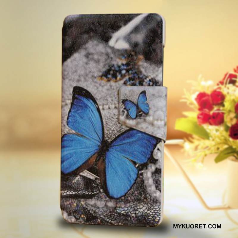 Kuori Htc One A9s Nahka Kortti Valkoinen, Kotelo Htc One A9s Silikoni