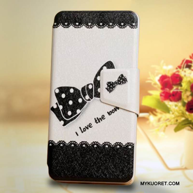 Kuori Htc One A9s Nahka Kortti Valkoinen, Kotelo Htc One A9s Silikoni