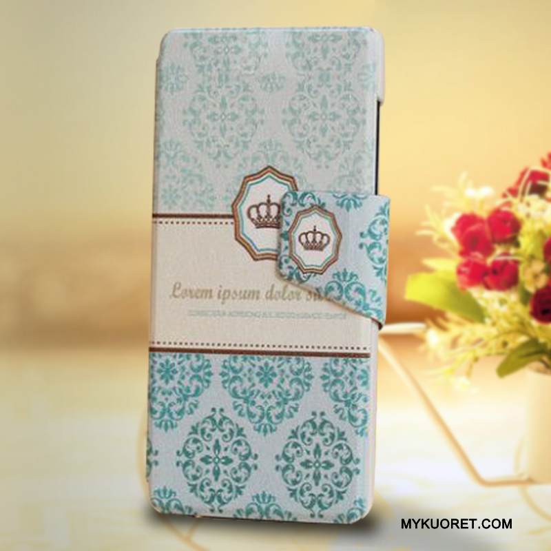 Kuori Htc One A9s Nahka Puhelimen Kuoret Sininen, Kotelo Htc One A9s Suojaus