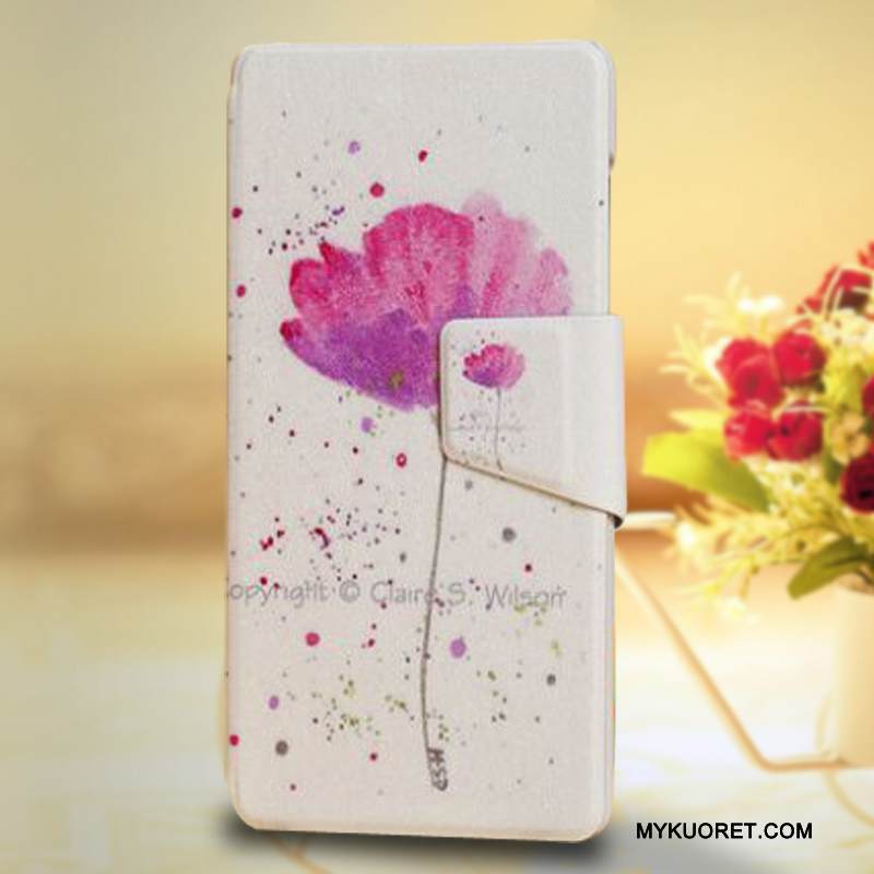 Kuori Htc One A9s Nahka Puhelimen Kuoret Sininen, Kotelo Htc One A9s Suojaus