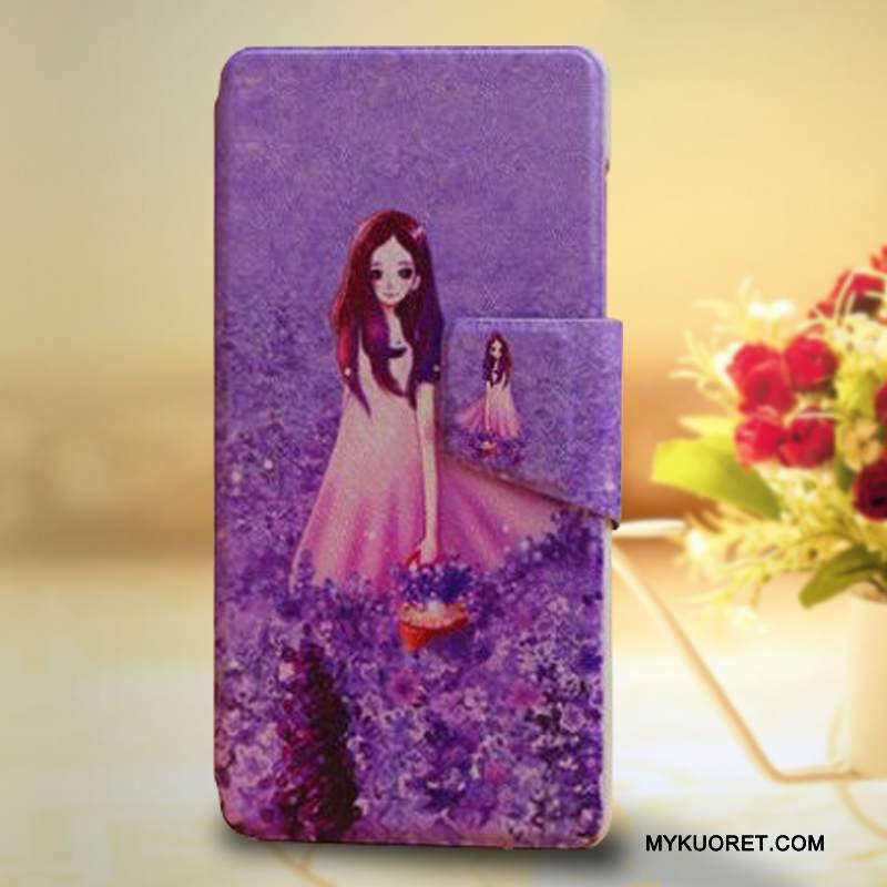 Kuori Htc One A9s Nahka Puhelimen Kuoret Sininen, Kotelo Htc One A9s Suojaus