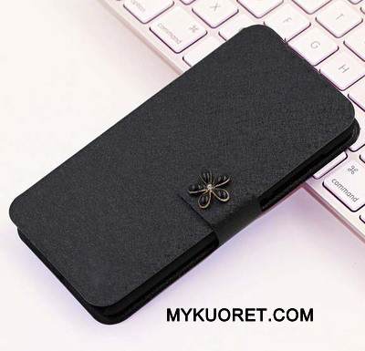 Kuori Htc One A9s Nahka Sininen Kortti, Kotelo Htc One A9s Tuki Puhelimen Kuoret