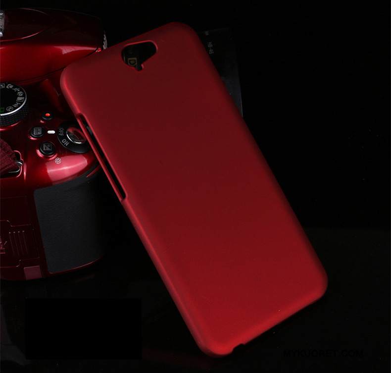 Kuori Htc One A9s Suojaus Puhelimen Kuoret Kova, Kotelo Htc One A9s Punainen Pesty Suede