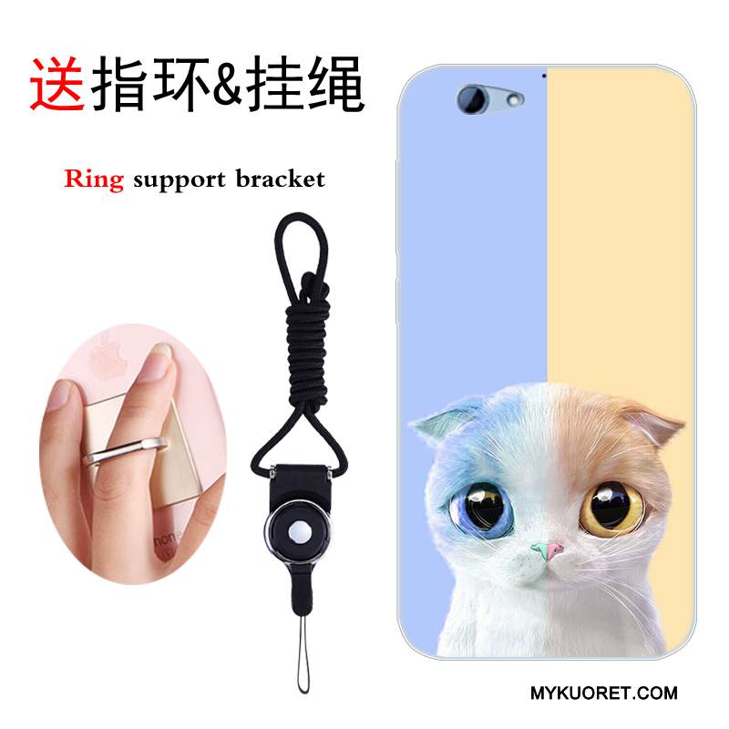 Kuori Htc One A9s Suojaus Trendi Murtumaton, Kotelo Htc One A9s Pehmeä Neste Persoonallisuus Musta