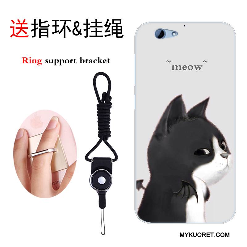 Kuori Htc One A9s Suojaus Trendi Murtumaton, Kotelo Htc One A9s Pehmeä Neste Persoonallisuus Musta