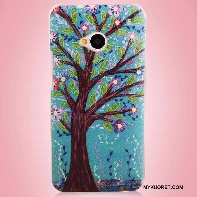 Kuori Htc One M7 Monivärinen Puhelimen Kuoret, Kotelo Htc One M7 Maalaus