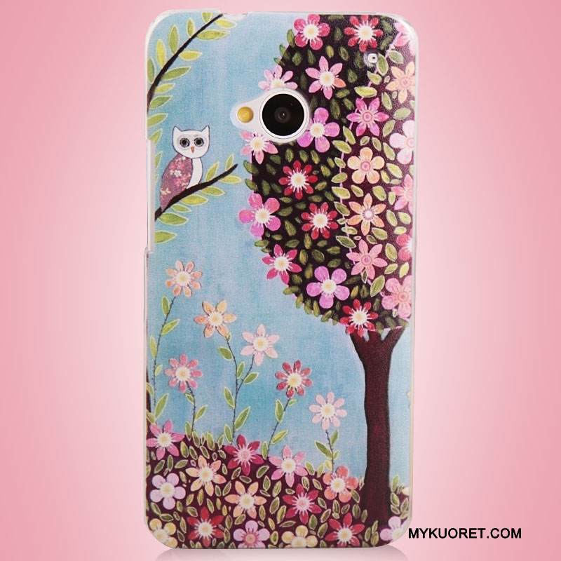 Kuori Htc One M7 Monivärinen Puhelimen Kuoret, Kotelo Htc One M7 Maalaus