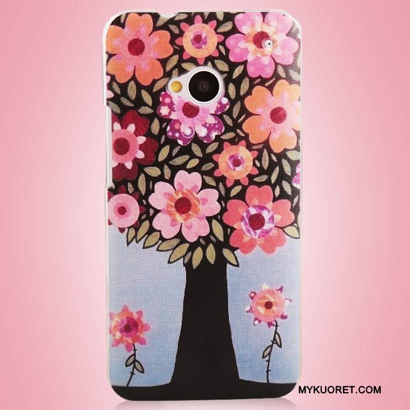 Kuori Htc One M7 Monivärinen Puhelimen Kuoret, Kotelo Htc One M7 Maalaus