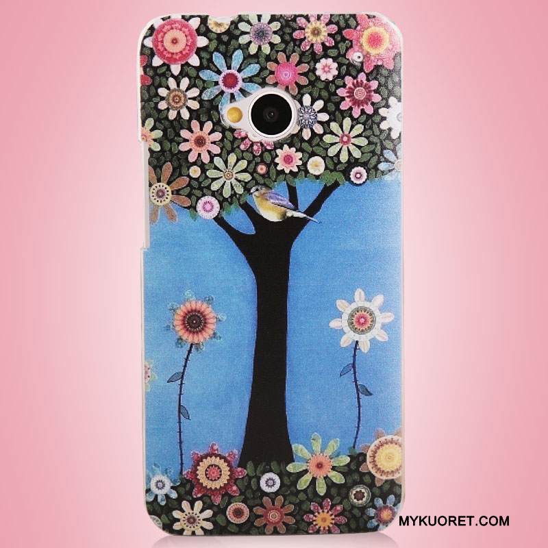 Kuori Htc One M7 Monivärinen Puhelimen Kuoret, Kotelo Htc One M7 Maalaus