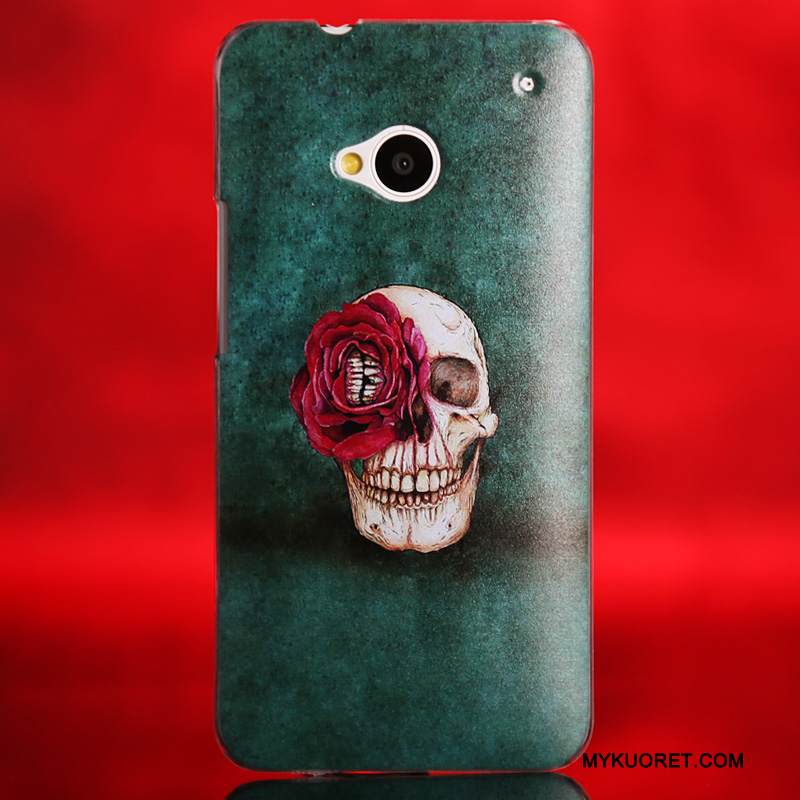 Kuori Htc One M7 Monivärinen Puhelimen Kuoret Kova, Kotelo Htc One M7 Suojaus Ohut Ultra