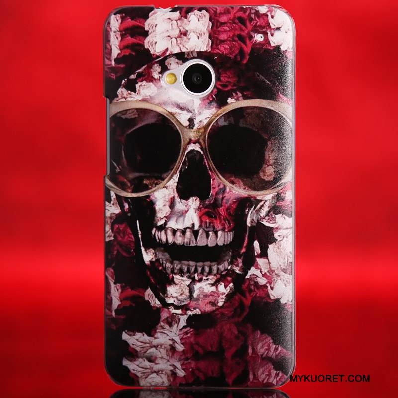 Kuori Htc One M7 Monivärinen Puhelimen Kuoret Kova, Kotelo Htc One M7 Suojaus Ohut Ultra