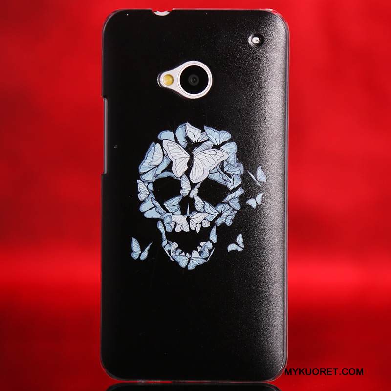 Kuori Htc One M7 Monivärinen Puhelimen Kuoret Kova, Kotelo Htc One M7 Suojaus Ohut Ultra