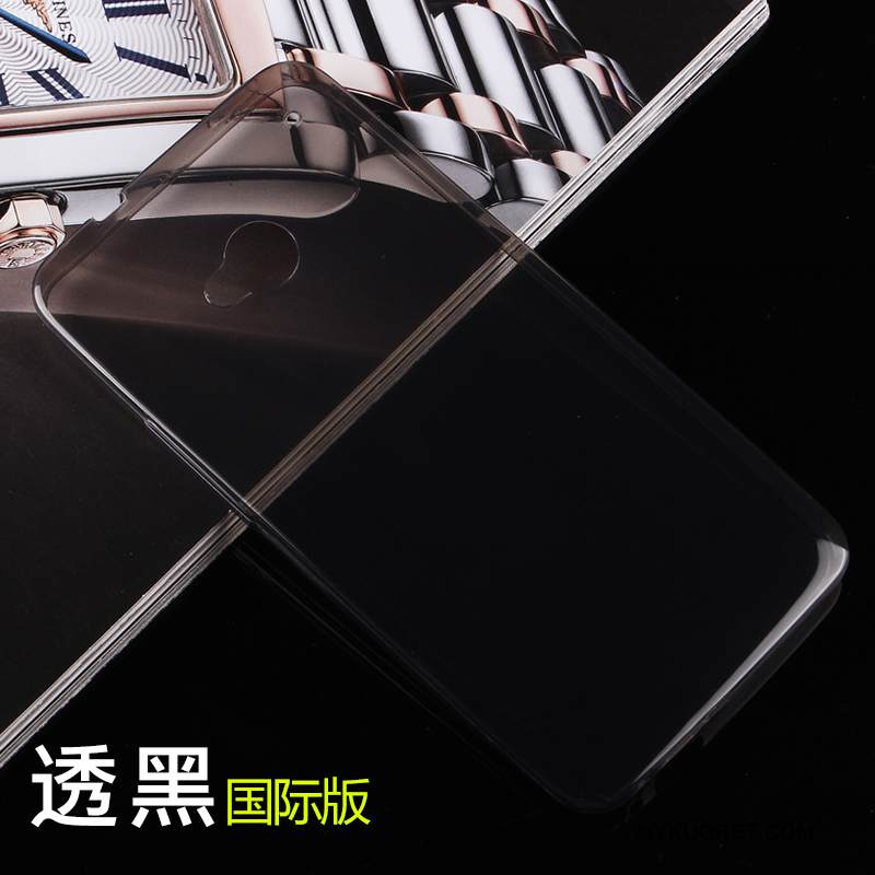 Kuori Htc One M7 Pehmeä Neste Läpinäkyvä Harmaa, Kotelo Htc One M7 Silikoni Ohut Puhelimen Kuoret