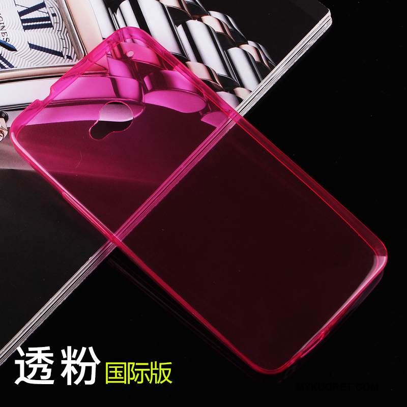 Kuori Htc One M7 Pehmeä Neste Läpinäkyvä Harmaa, Kotelo Htc One M7 Silikoni Ohut Puhelimen Kuoret