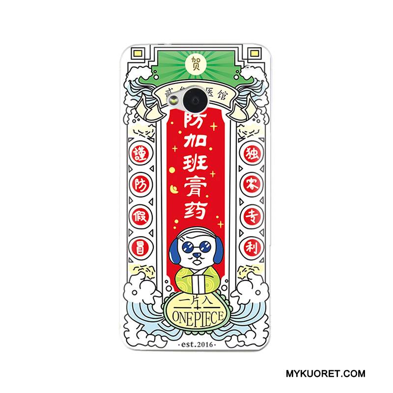 Kuori Htc One M7 Silikoni Ohut Valkoinen, Kotelo Htc One M7 Suojaus Puhelimen Kuoret Ultra