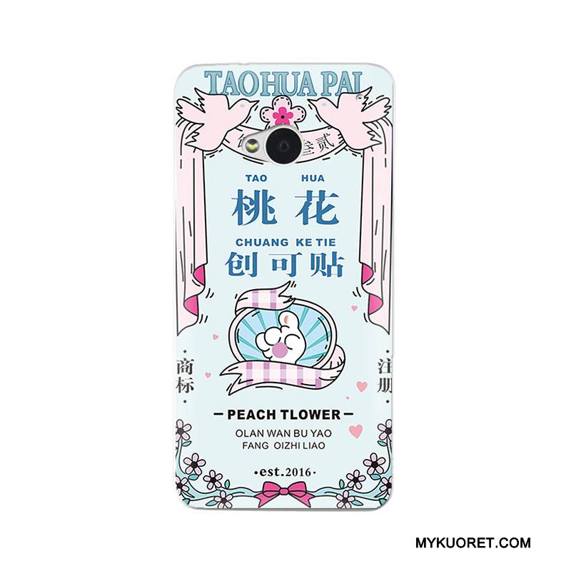 Kuori Htc One M7 Silikoni Ohut Valkoinen, Kotelo Htc One M7 Suojaus Puhelimen Kuoret Ultra