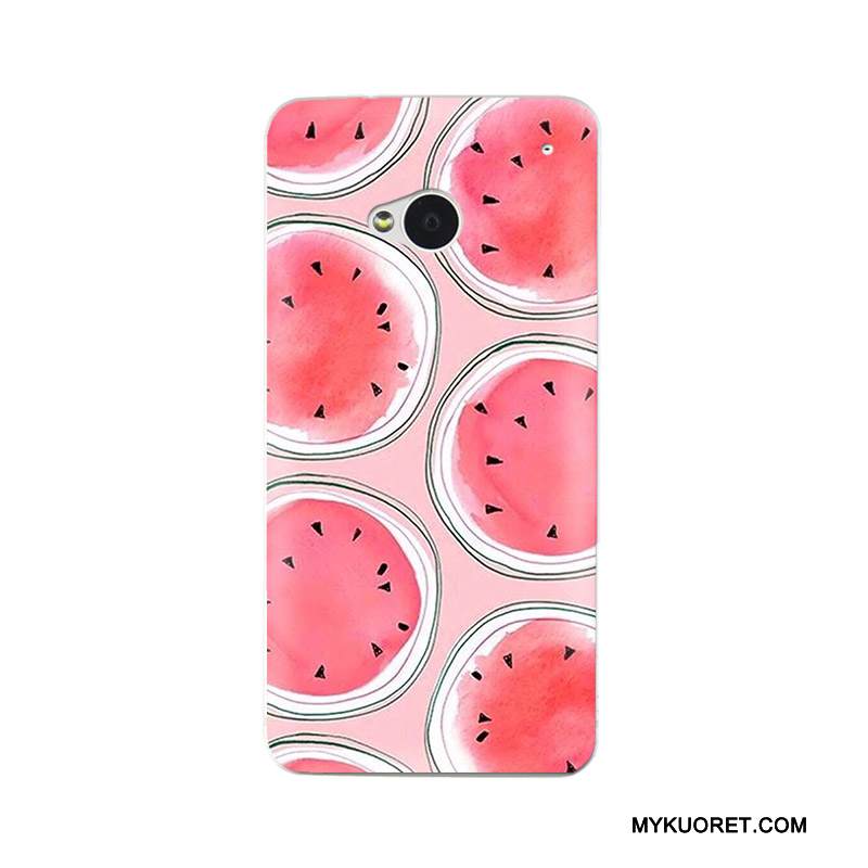 Kuori Htc One M7 Silikoni Ohut Valkoinen, Kotelo Htc One M7 Suojaus Puhelimen Kuoret Ultra