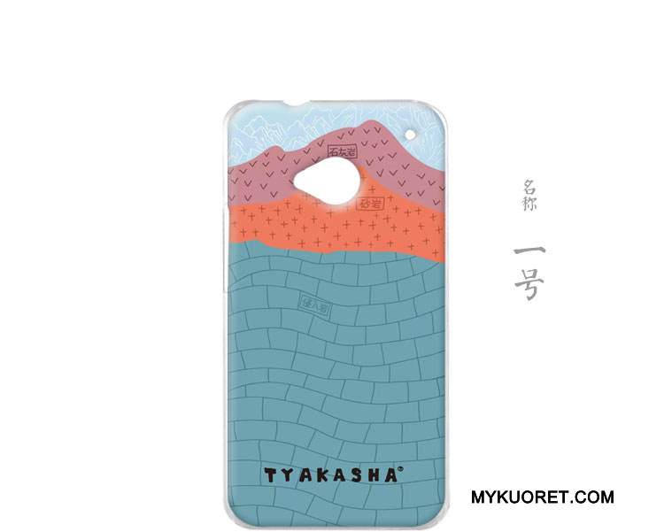 Kuori Htc One M7 Suojaus Puhelimen Kuoret Rakastunut, Kotelo Htc One M7 Sininen Kustannukset