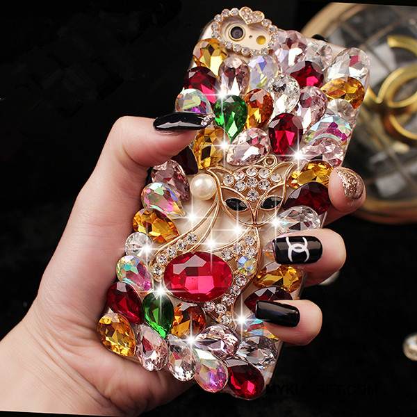 Kuori Htc One M7 Suojaus Violetti Jauhe, Kotelo Htc One M7 Strassi Puhelimen Kuoret Trendi