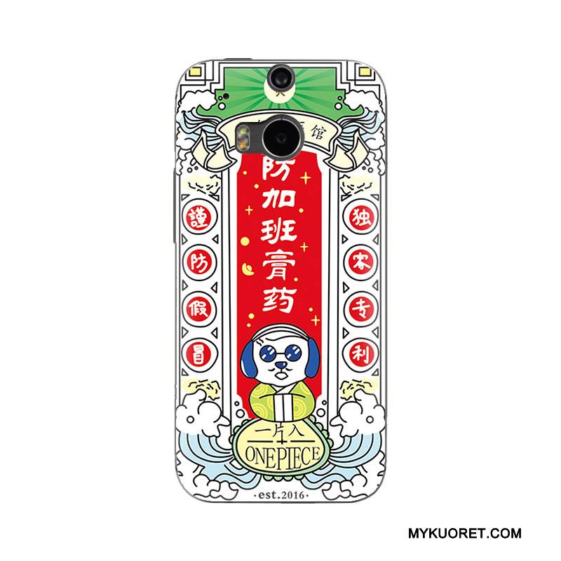 Kuori Htc One M8 Laukut Muokata Murtumaton, Kotelo Htc One M8 Suojaus Puhelimen Kuoret Sininen