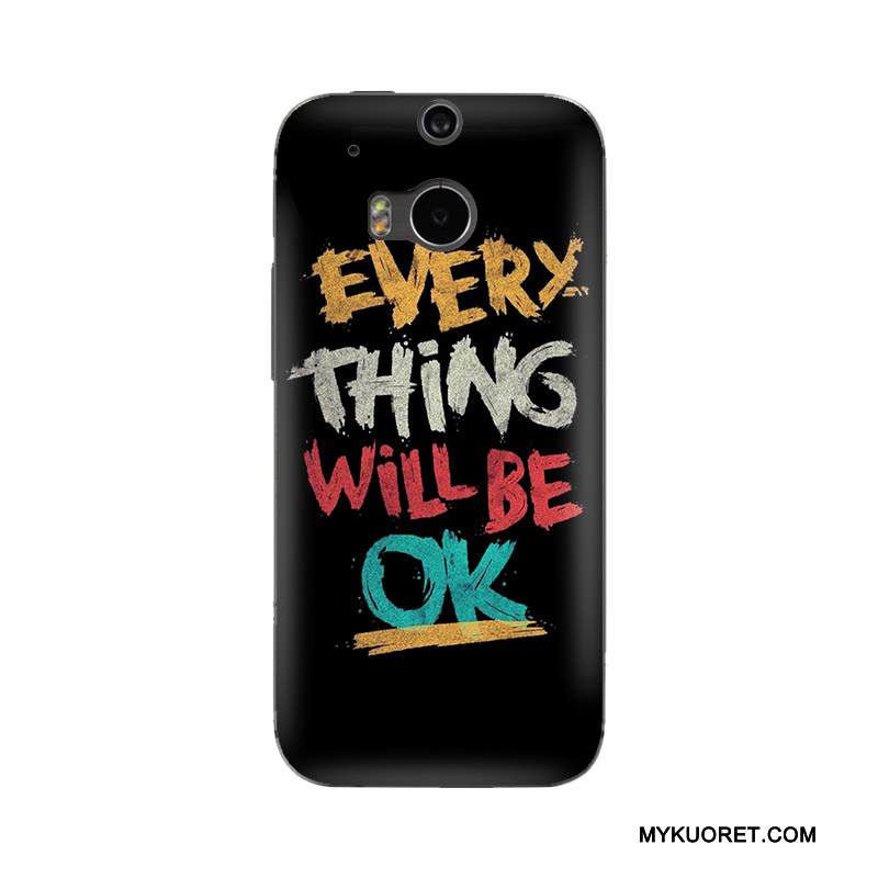 Kuori Htc One M8 Laukut Muokata Murtumaton, Kotelo Htc One M8 Suojaus Puhelimen Kuoret Sininen