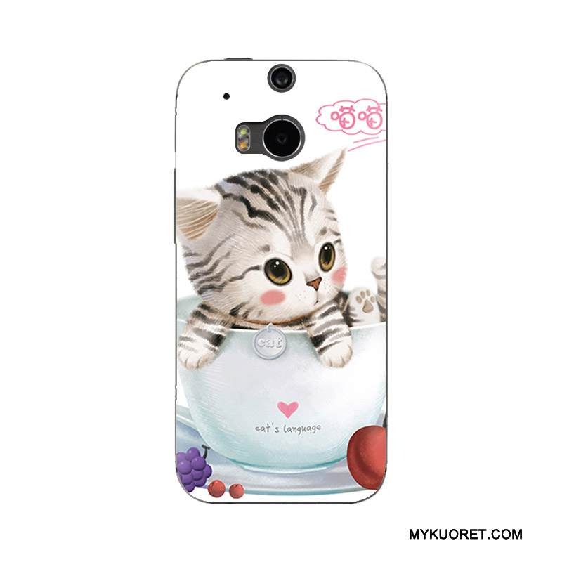 Kuori Htc One M8 Laukut Muokata Murtumaton, Kotelo Htc One M8 Suojaus Puhelimen Kuoret Sininen