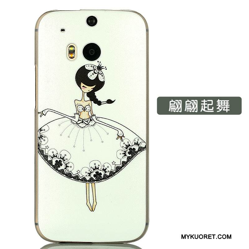 Kuori Htc One M8 Luova Pesty Suede Trendi, Kotelo Htc One M8 Sarjakuva Puhelimen Kuoret Persoonallisuus