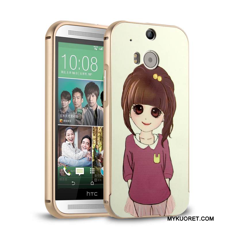 Kuori Htc One M8 Metalli Jauhe Kehys, Kotelo Htc One M8 Puhelimen Kuoret